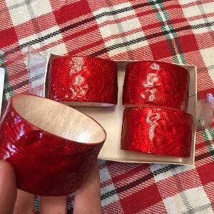 Deborah Rhodes Shell Napkin Rings set of 4